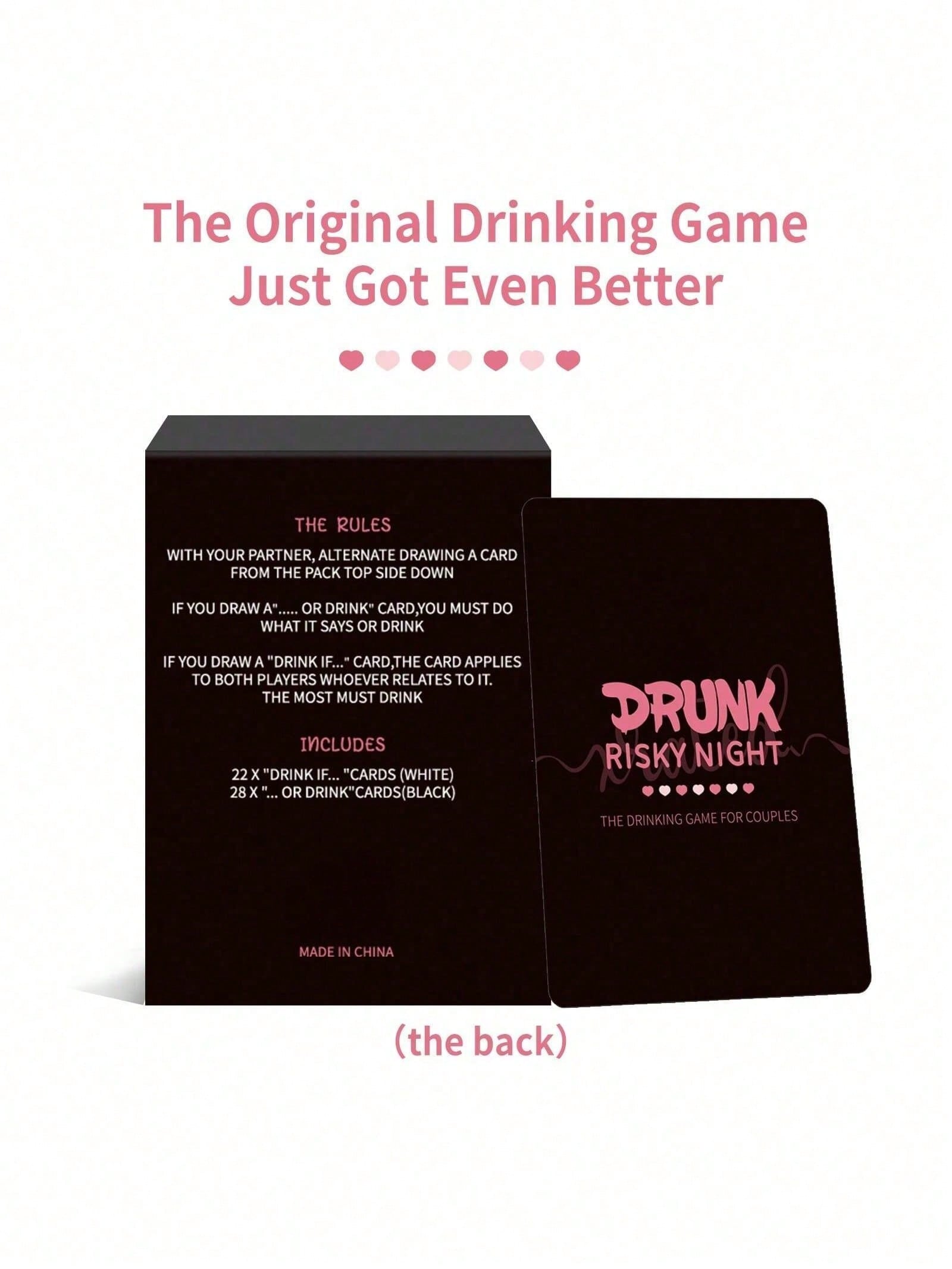 Drunk Risky Night Card Game, z – Board Game For Couple recenzja i cena