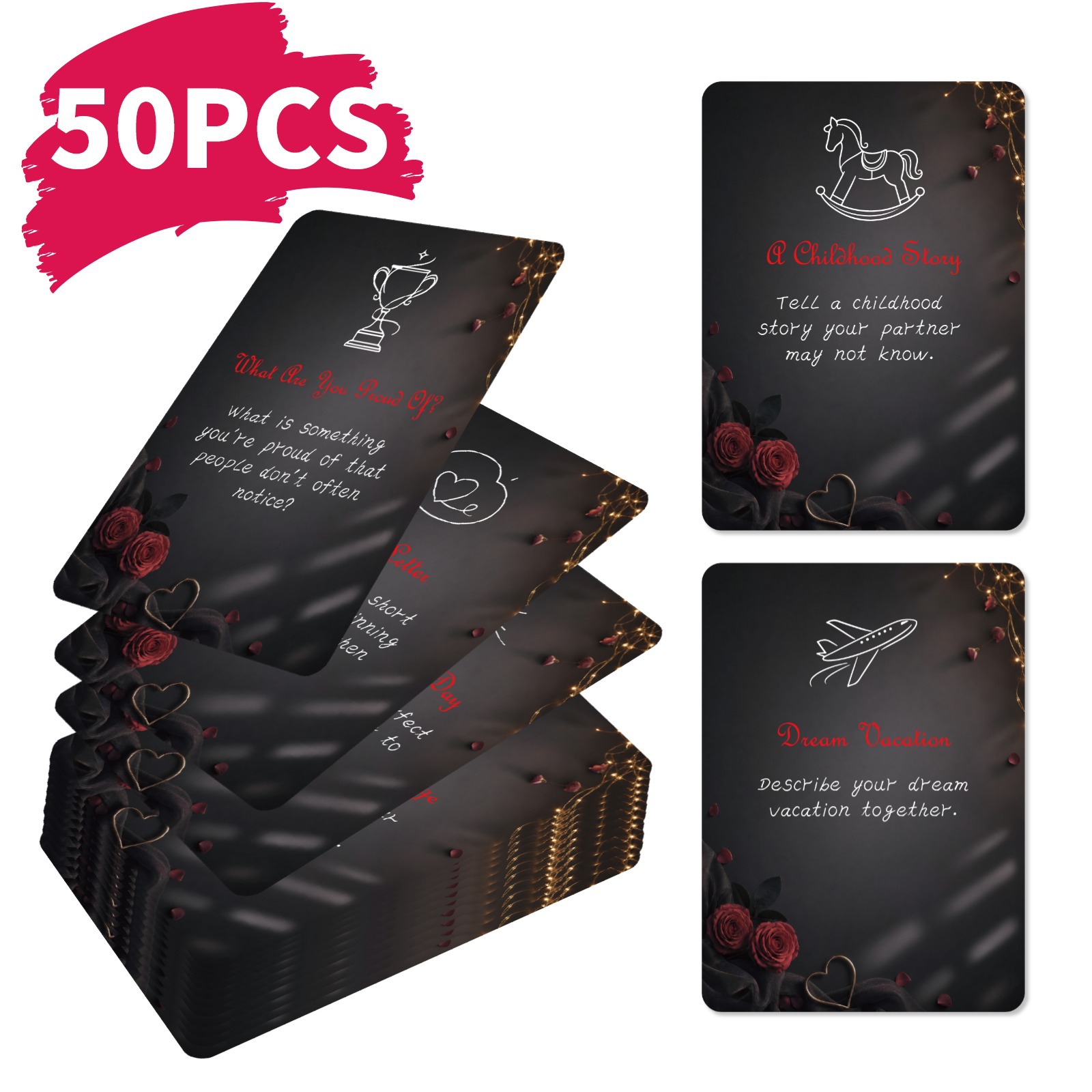 50 szt. Romantyczne karty wyzw – Board Game For Couple recenzja i cena