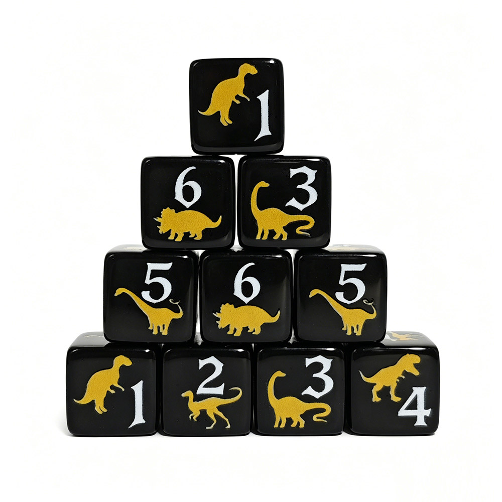 12 SZTUK Czarne i Żółte Akrylo – Board Game Print recenzja i cena
